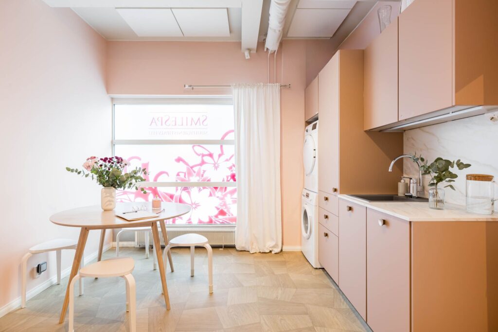 Hammashoitola Smilespa Tampere. Sisustussuunnittelu Tilako Oy